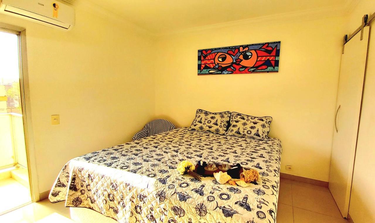 Apartamento Guarujá, praia Astúrias aconchegante Appartamento Esterno foto